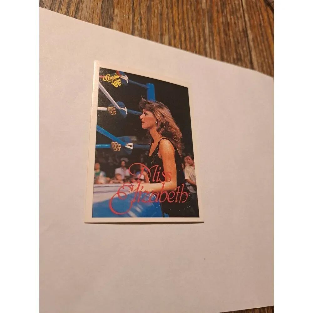 Vintage 1990 WWF Trading Card 67 Miss Elizabeth Classic Games Titan Sports